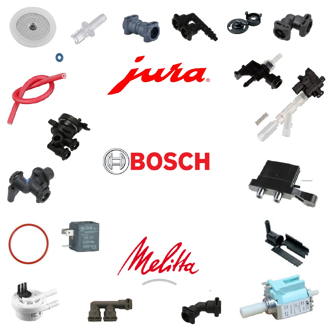 spare parts  | Jura | | Bosch-Siemens | | Nivona | | Melitta |